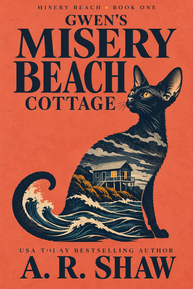 Cover of Gwen’s Misery Beach Cottage by A. R. Shaw